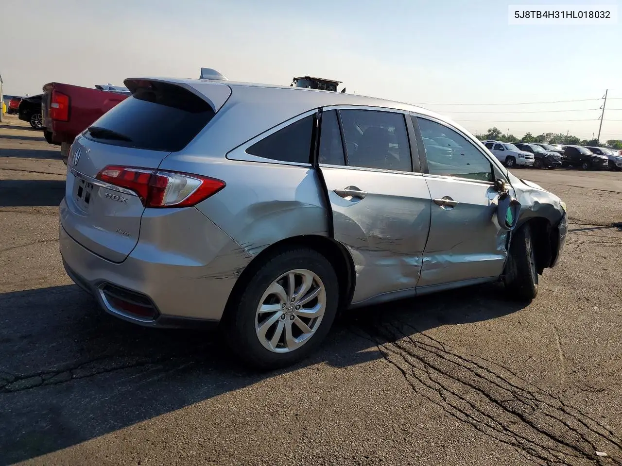 2017 Acura Rdx VIN: 5J8TB4H31HL018032 Lot: 59338566