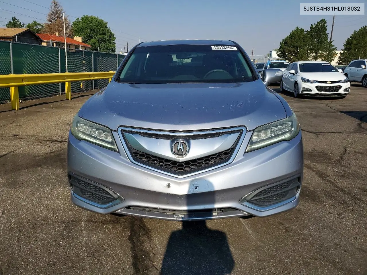 2017 Acura Rdx VIN: 5J8TB4H31HL018032 Lot: 59338566