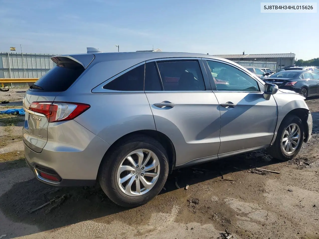 2017 Acura Rdx VIN: 5J8TB4H34HL015626 Lot: 59779536