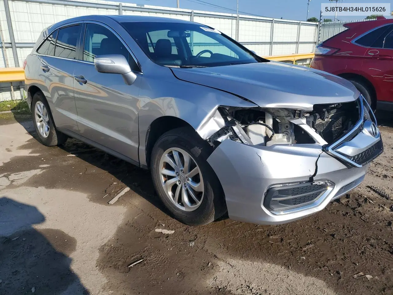 2017 Acura Rdx VIN: 5J8TB4H34HL015626 Lot: 59779536
