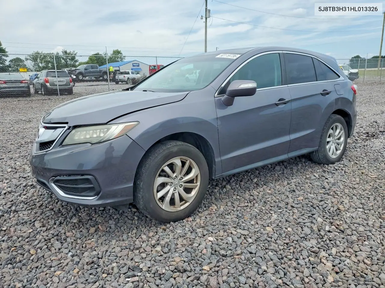 2017 Acura Rdx VIN: 5J8TB3H31HL013326 Lot: 60119736