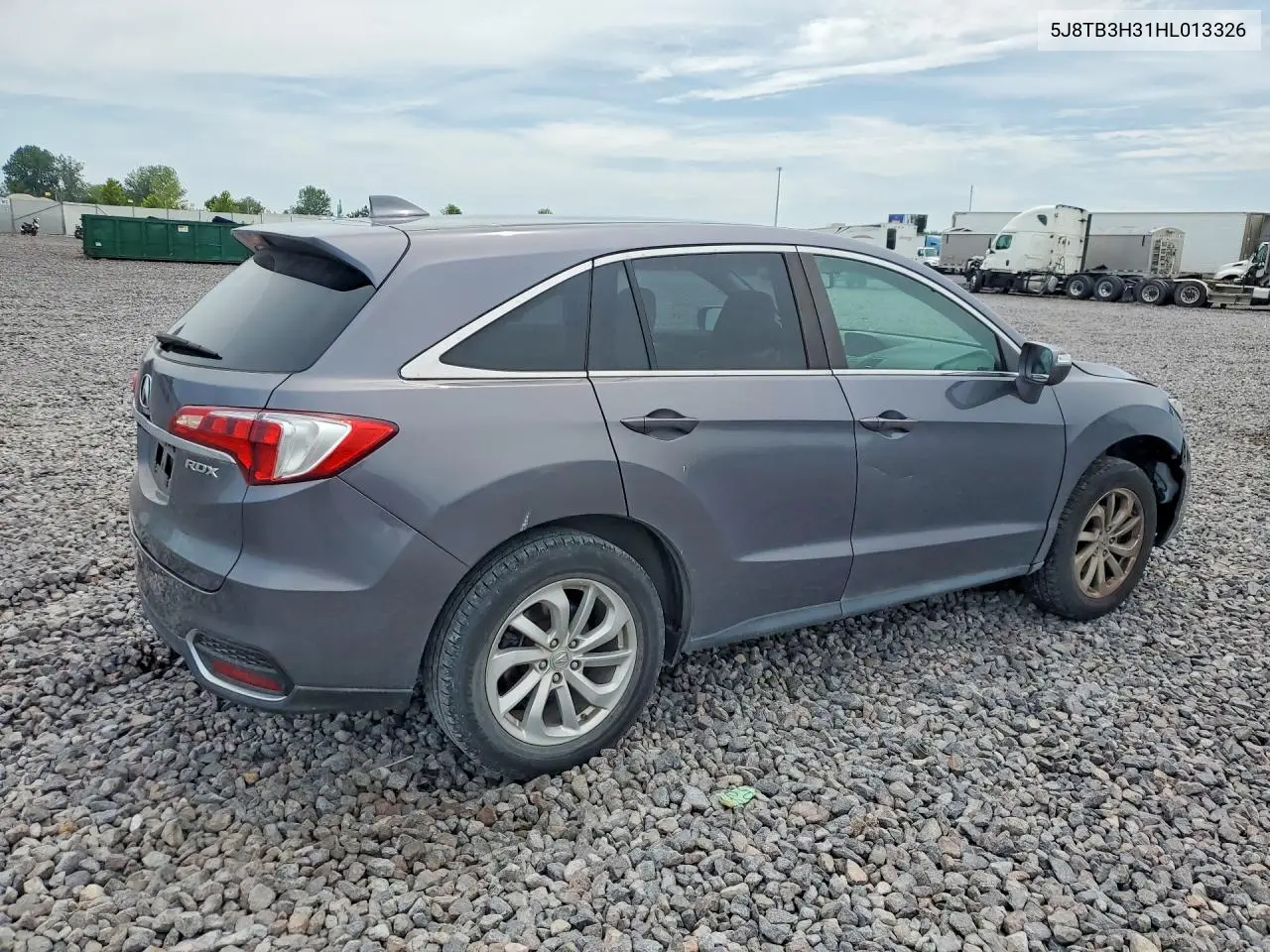 2017 Acura Rdx VIN: 5J8TB3H31HL013326 Lot: 60119736