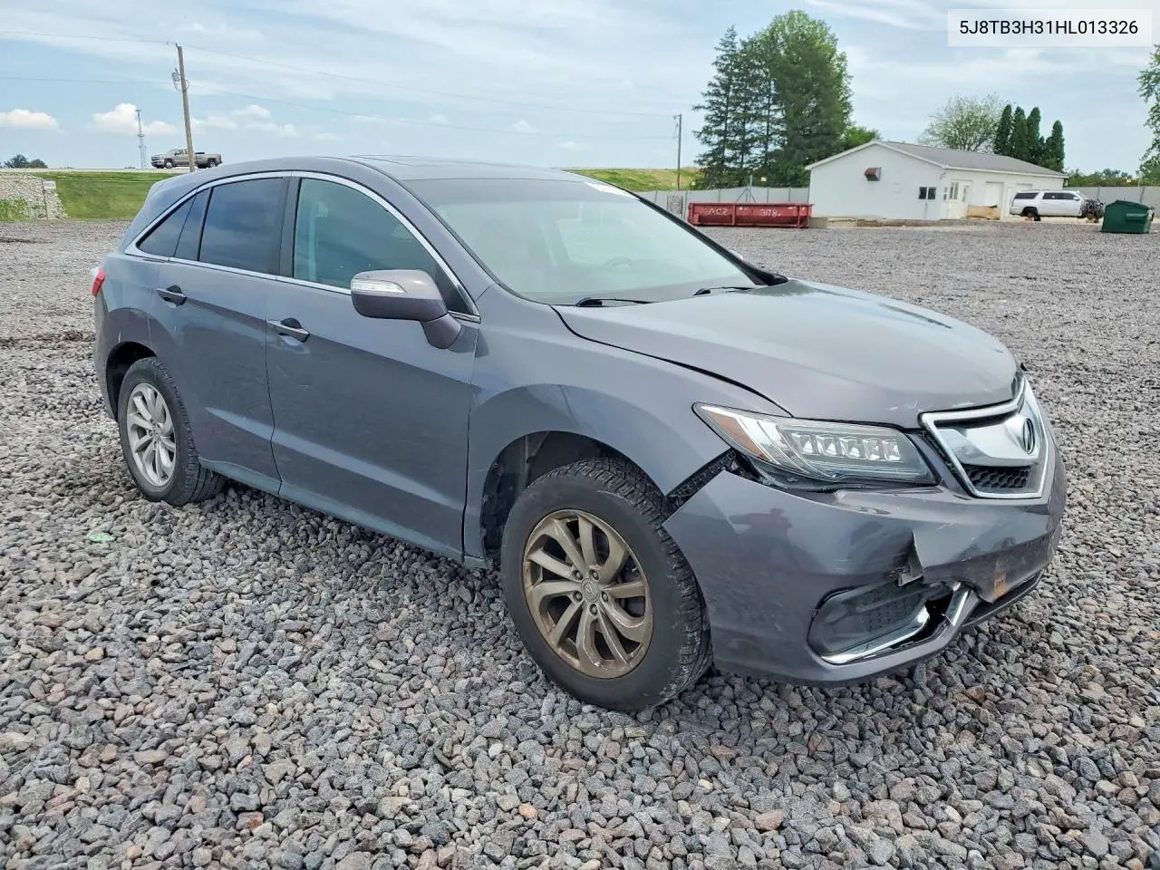 2017 Acura Rdx VIN: 5J8TB3H31HL013326 Lot: 60119736