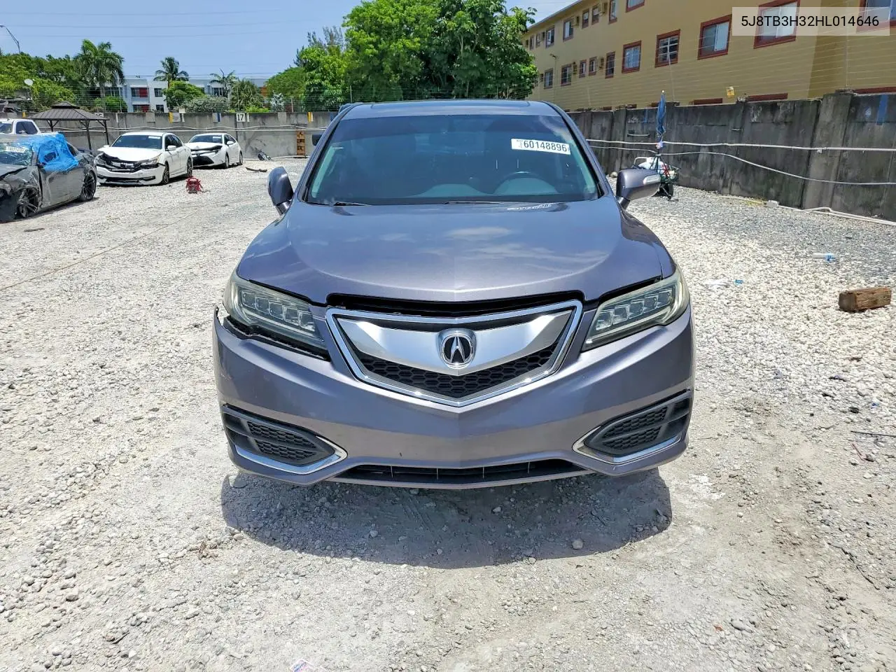 2017 Acura Rdx VIN: 5J8TB3H32HL014646 Lot: 60148896