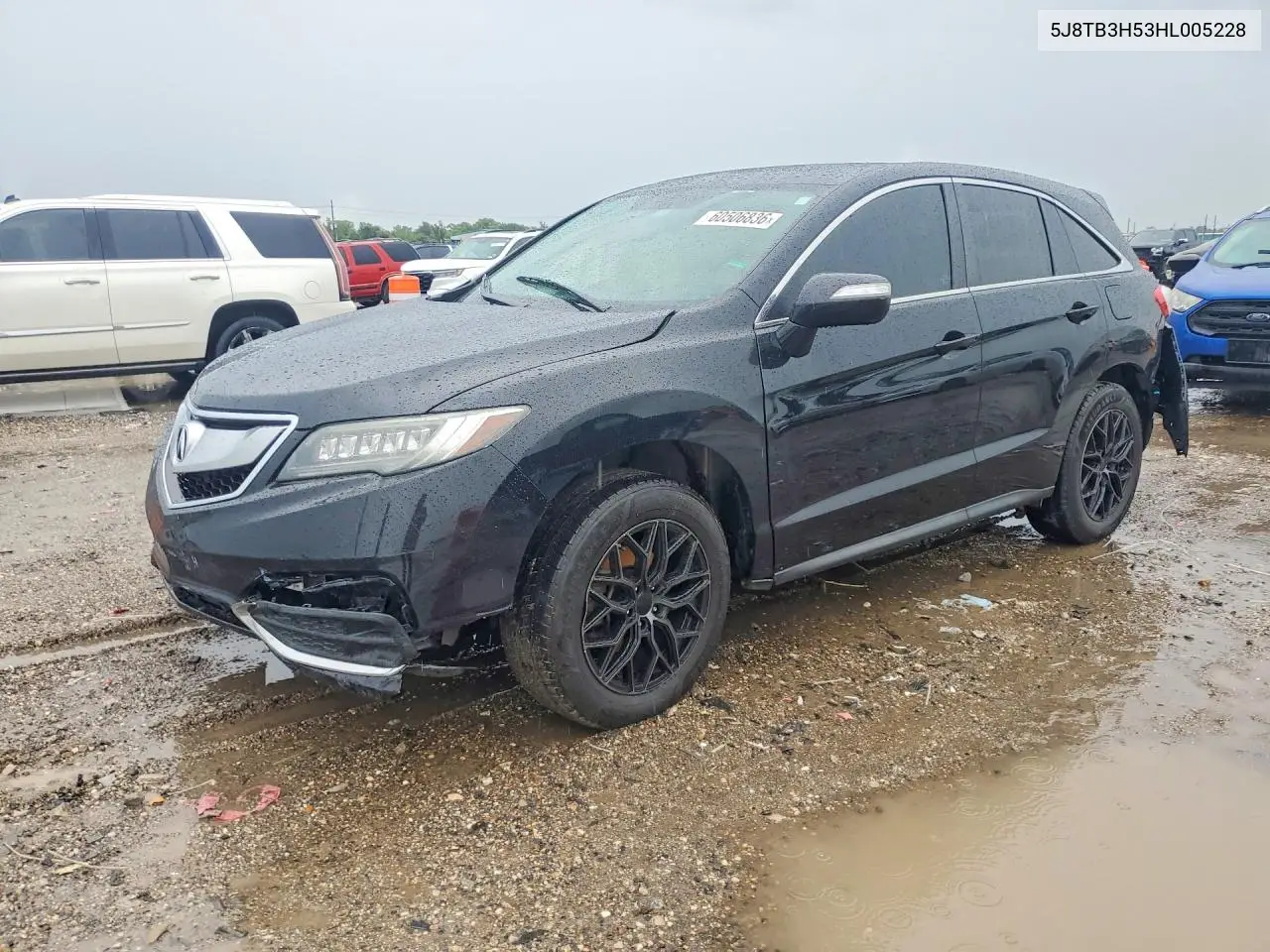 2017 Acura Rdx Technology VIN: 5J8TB3H53HL005228 Lot: 60506836
