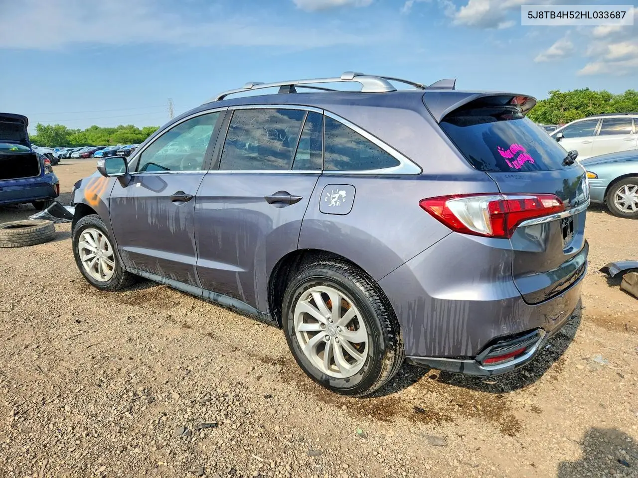2017 Acura Rdx Technology VIN: 5J8TB4H52HL033687 Lot: 61161476