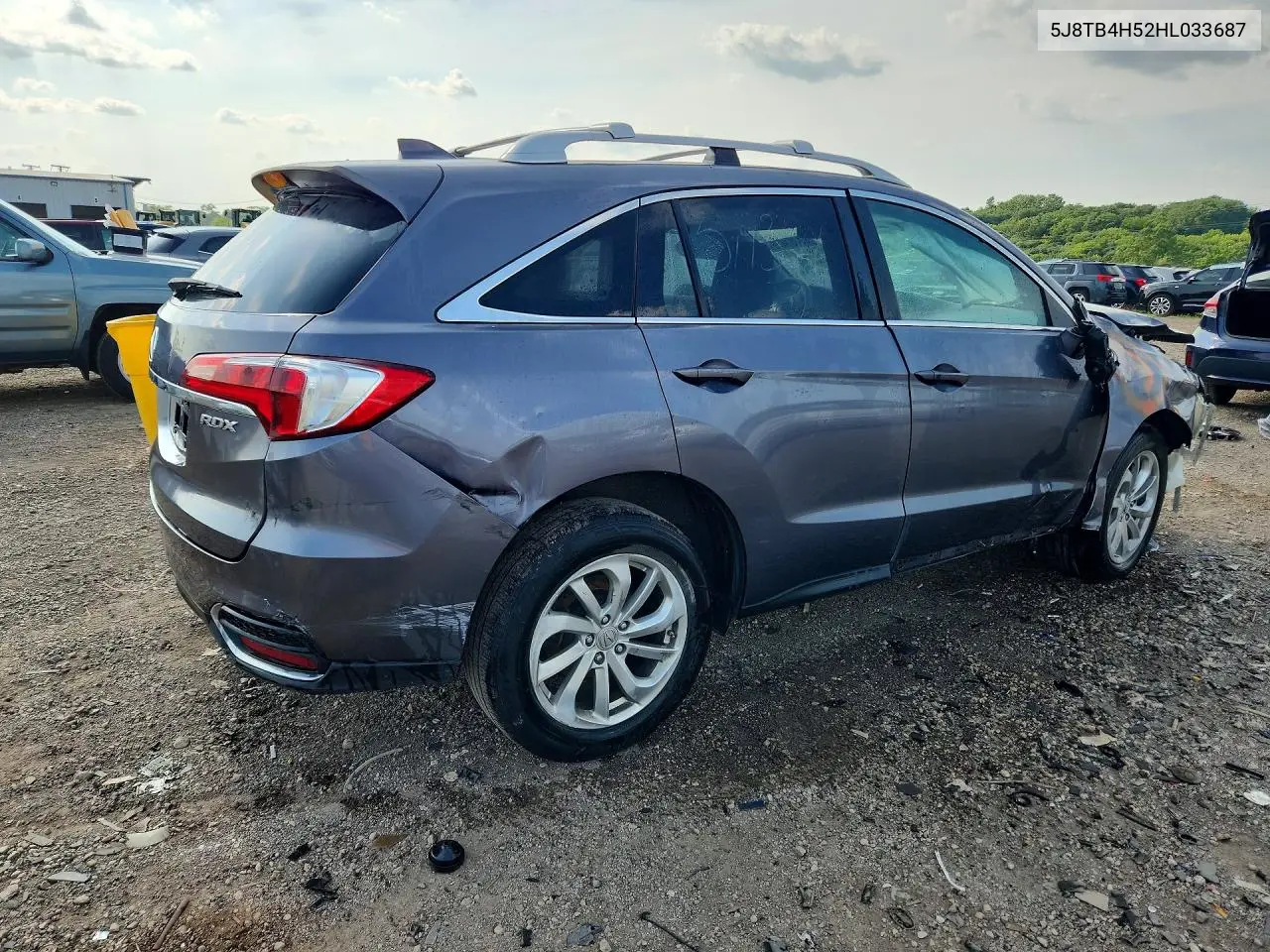 2017 Acura Rdx Technology VIN: 5J8TB4H52HL033687 Lot: 61161476
