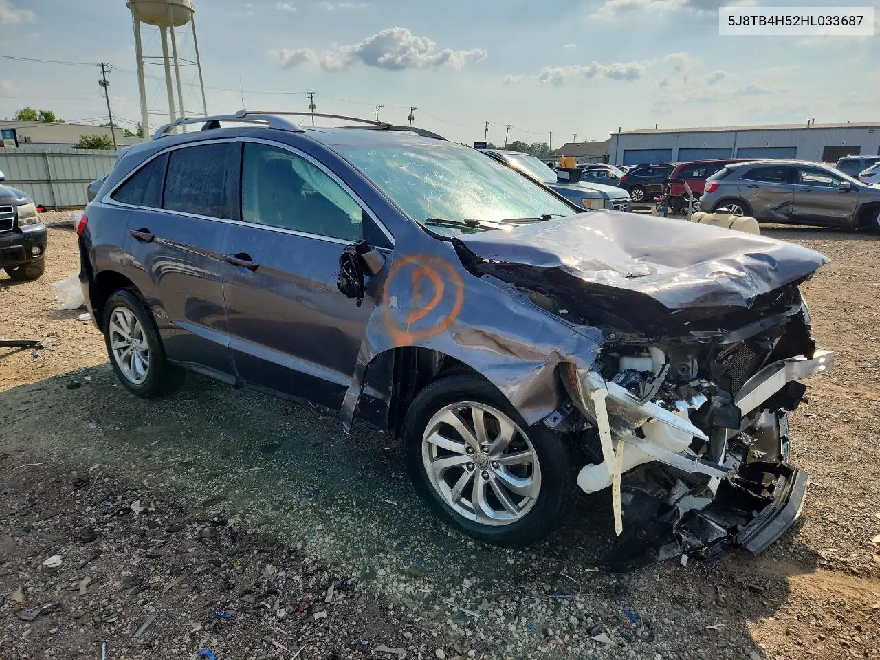 2017 Acura Rdx Technology VIN: 5J8TB4H52HL033687 Lot: 61161476