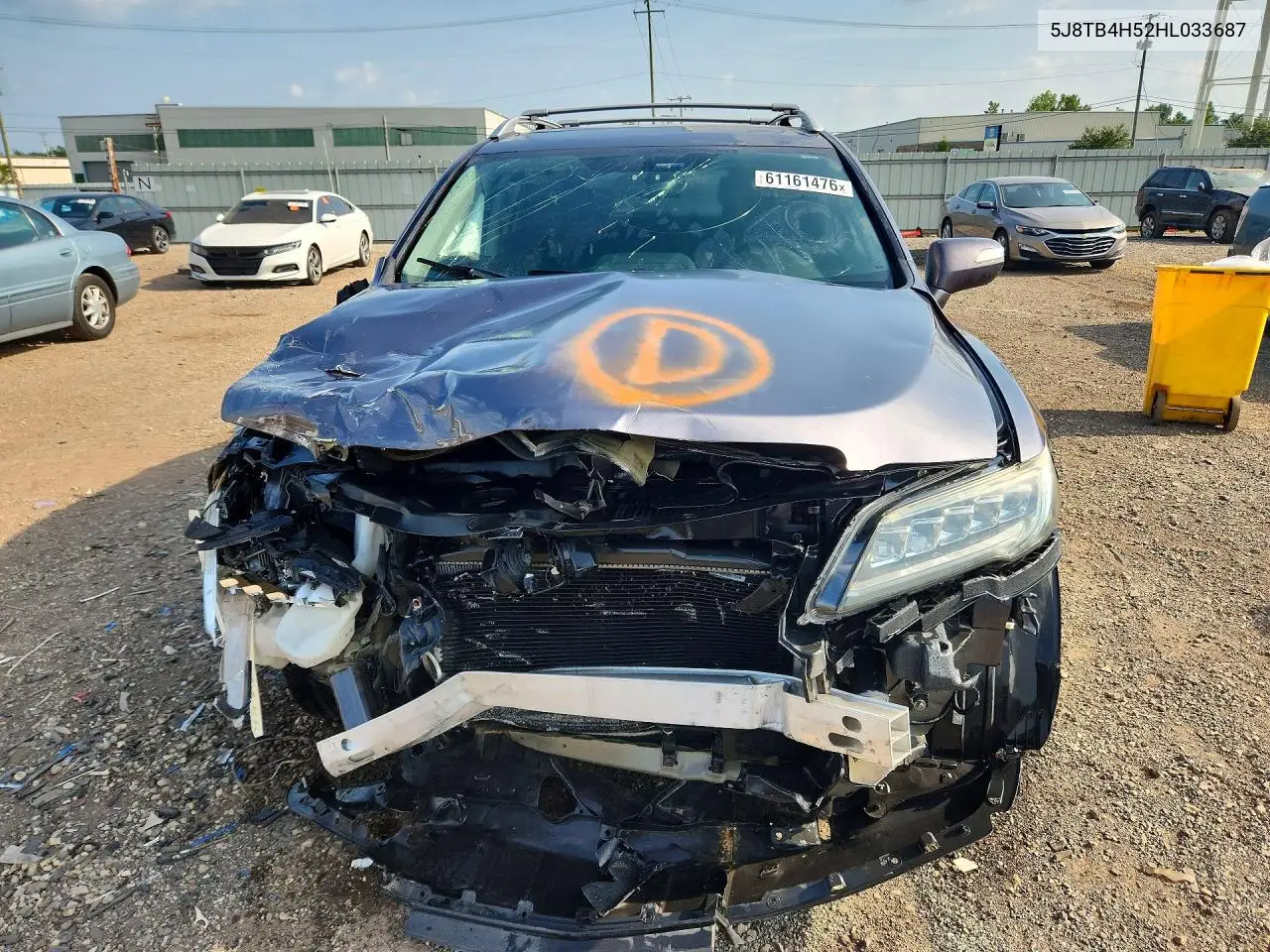 2017 Acura Rdx Technology VIN: 5J8TB4H52HL033687 Lot: 61161476