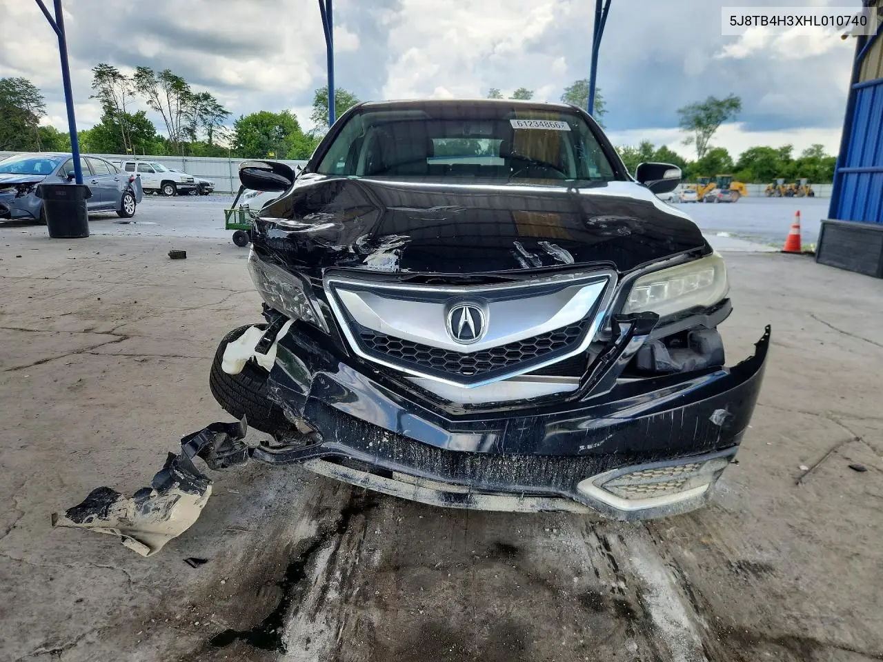 2017 Acura Rdx VIN: 5J8TB4H3XHL010740 Lot: 61234866