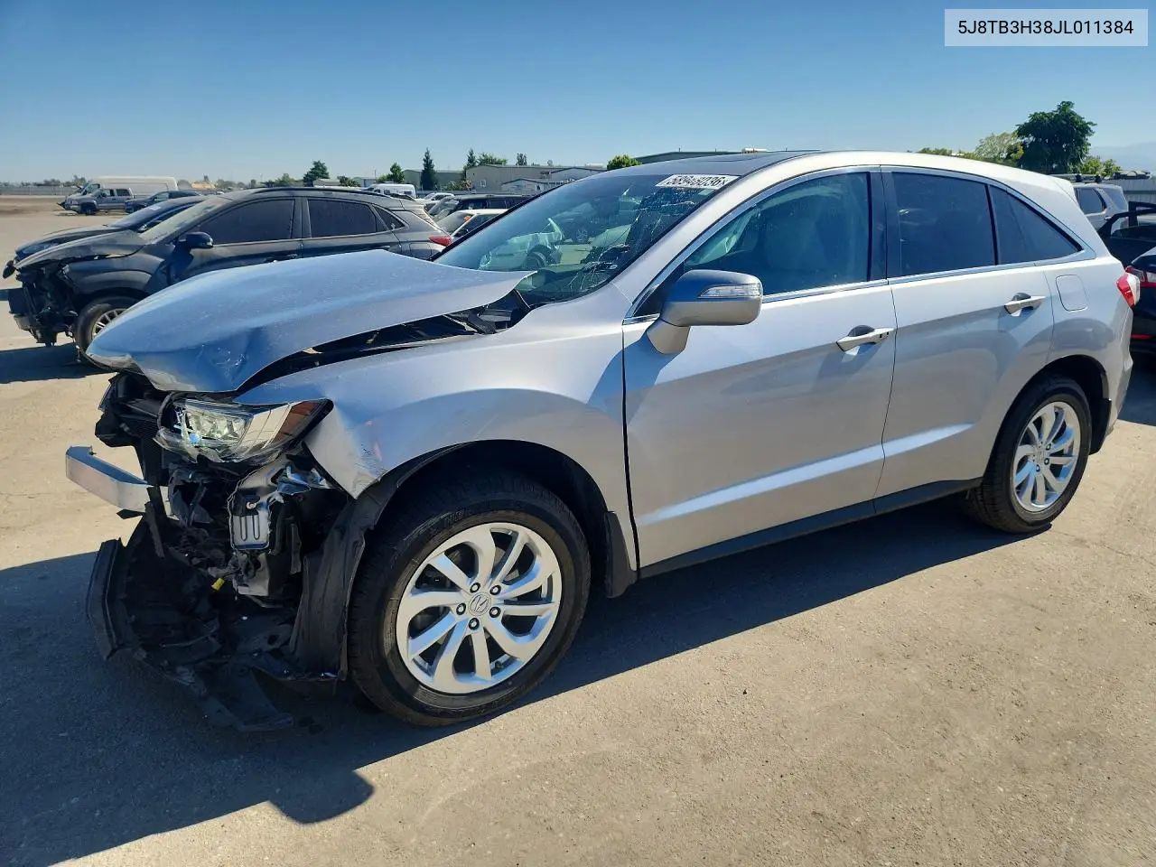 2018 Acura Rdx VIN: 5J8TB3H38JL011384 Lot: 58948036