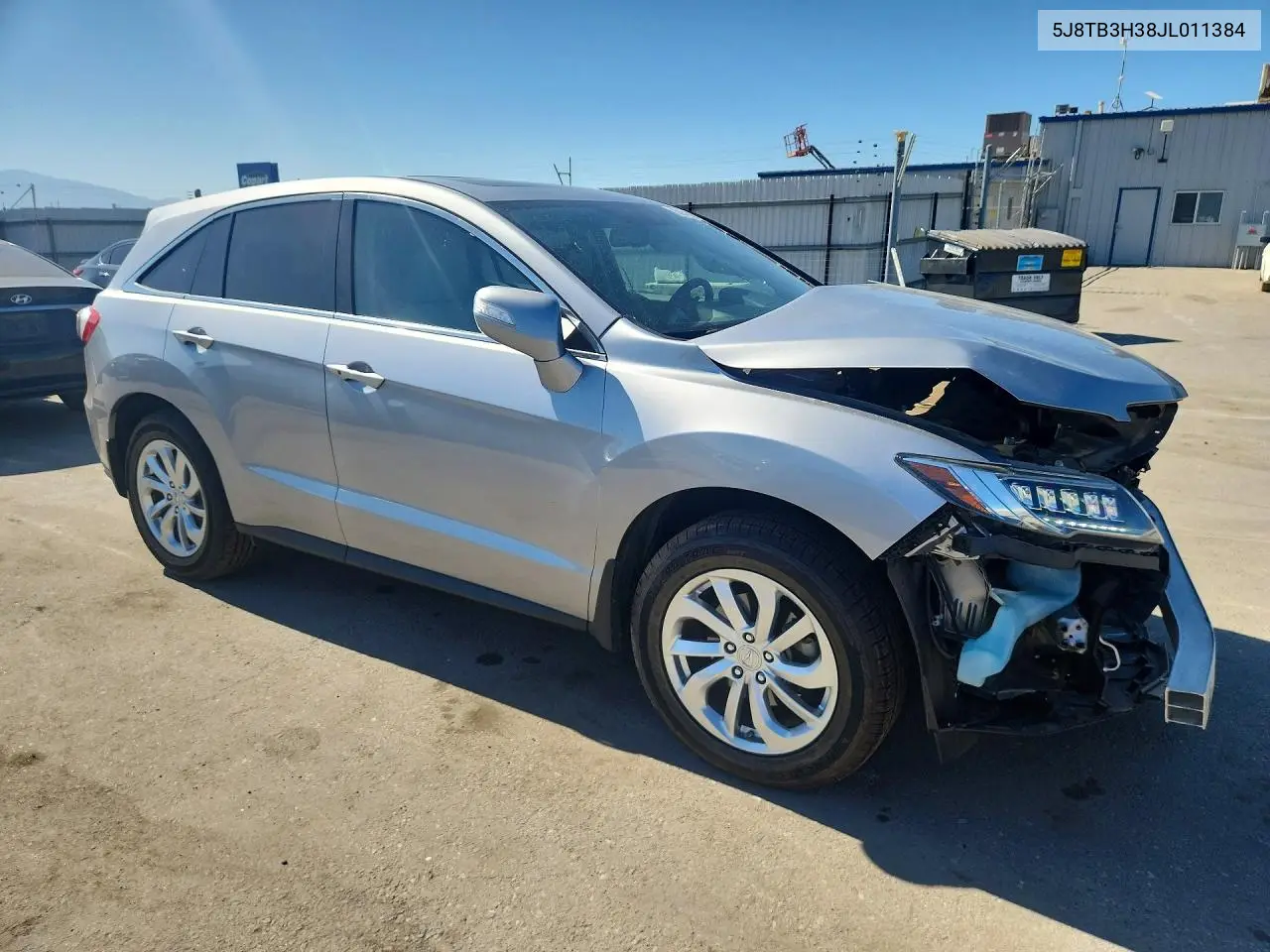 2018 Acura Rdx VIN: 5J8TB3H38JL011384 Lot: 58948036
