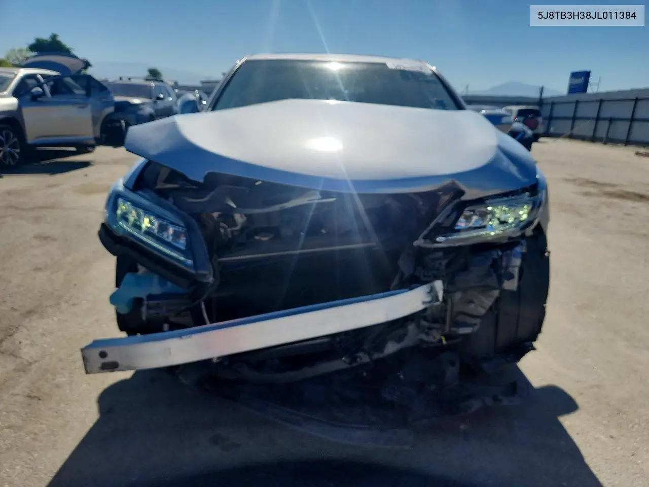 2018 Acura Rdx VIN: 5J8TB3H38JL011384 Lot: 58948036