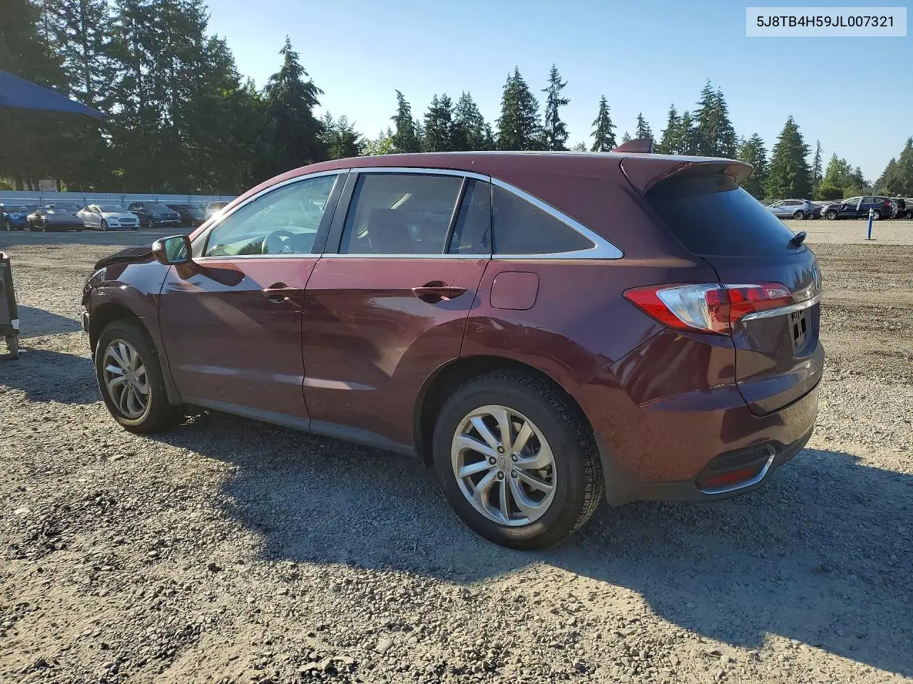 2018 Acura Rdx Technology VIN: 5J8TB4H59JL007321 Lot: 61215136