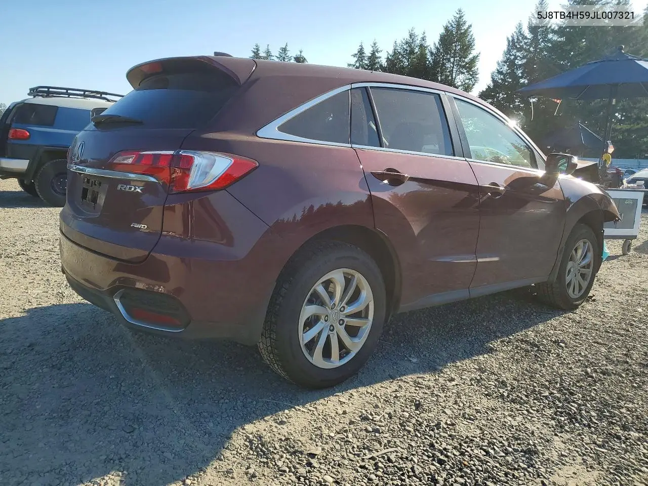 2018 Acura Rdx Technology VIN: 5J8TB4H59JL007321 Lot: 61215136
