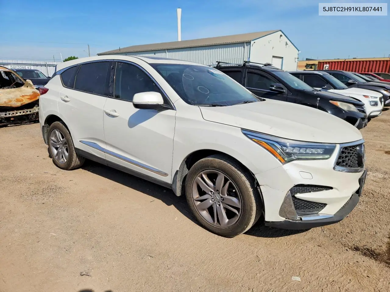 2019 Acura Rdx Platinum Elite VIN: 5J8TC2H91KL807441 Lot: 55932946