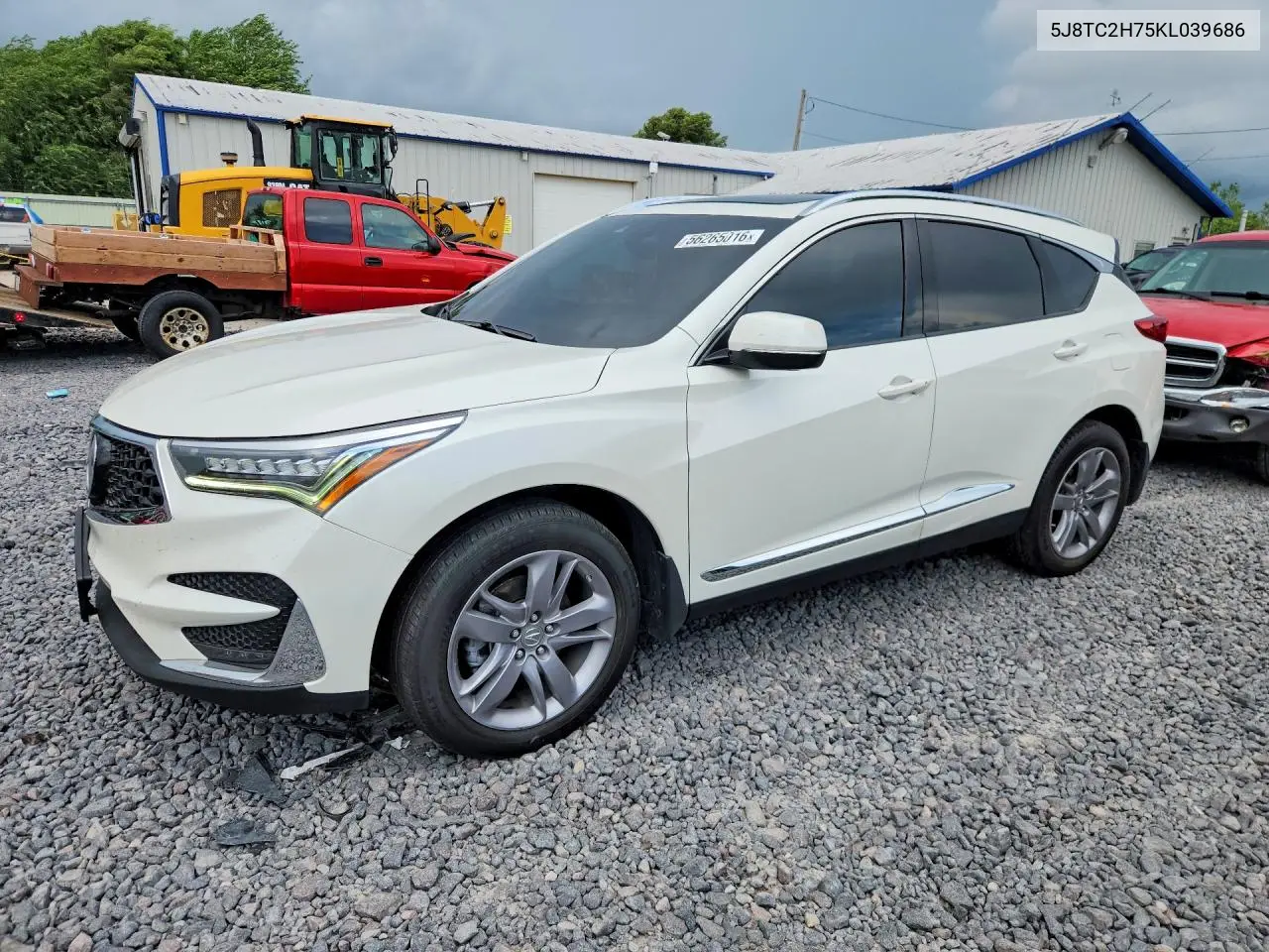 2019 Acura Rdx Advance VIN: 5J8TC2H75KL039686 Lot: 56265016