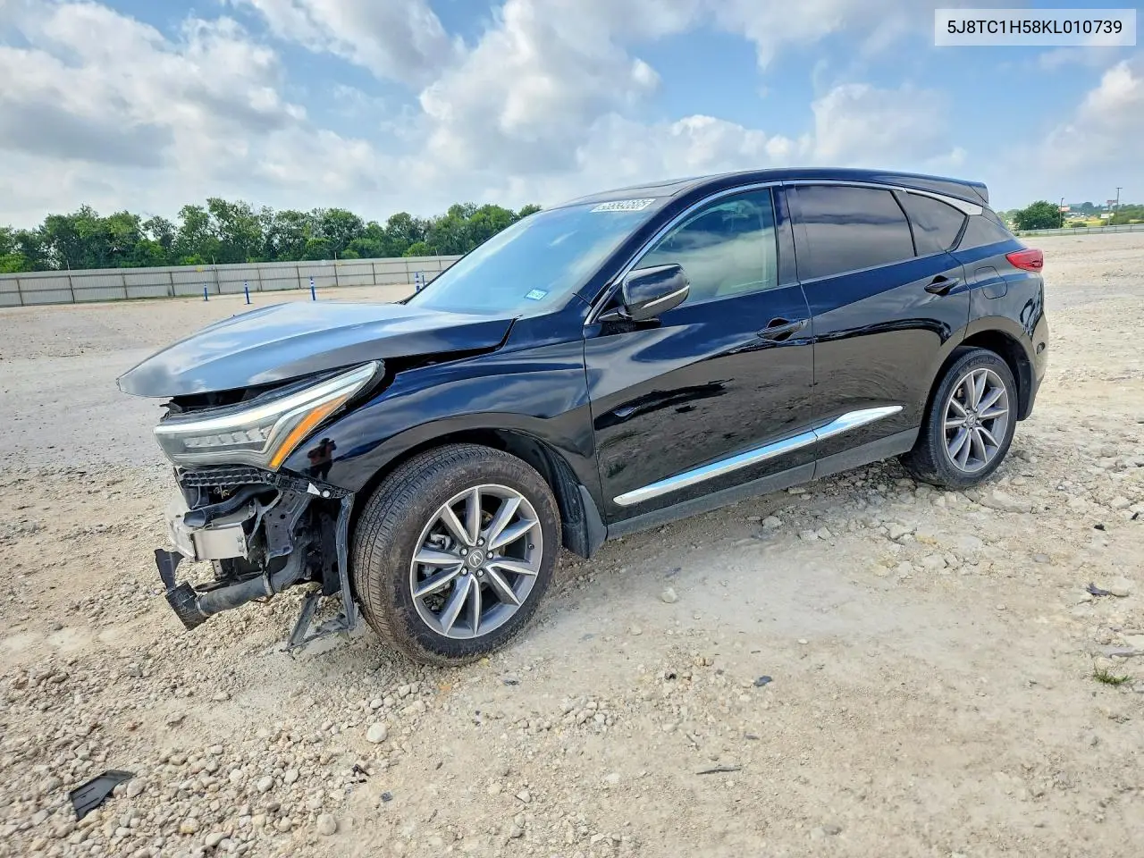 2019 Acura Rdx Technology VIN: 5J8TC1H58KL010739 Lot: 56539686