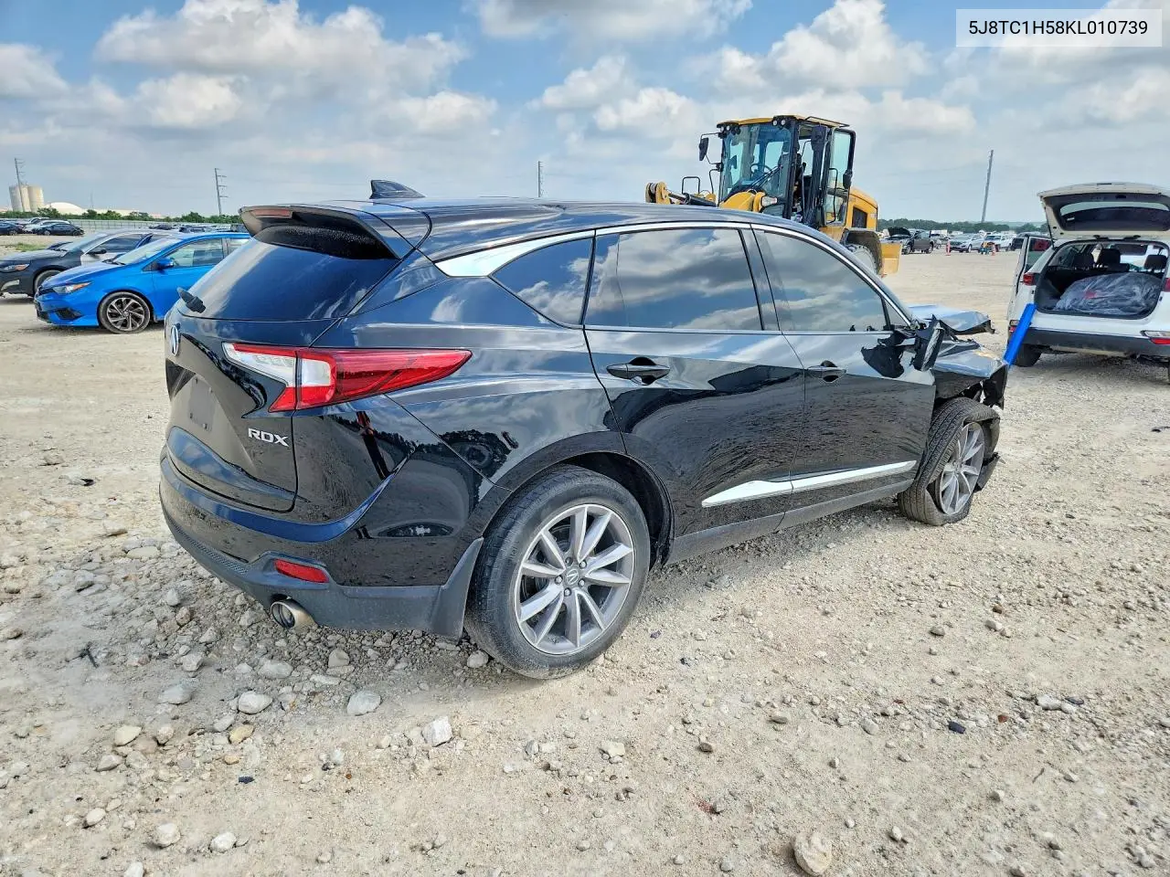 2019 Acura Rdx Technology VIN: 5J8TC1H58KL010739 Lot: 56539686