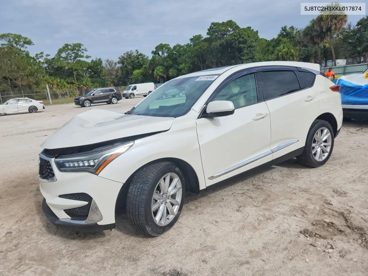 2019 Acura Rdx VIN: 5J8TC2H3XKL017874 Lot: 60159696