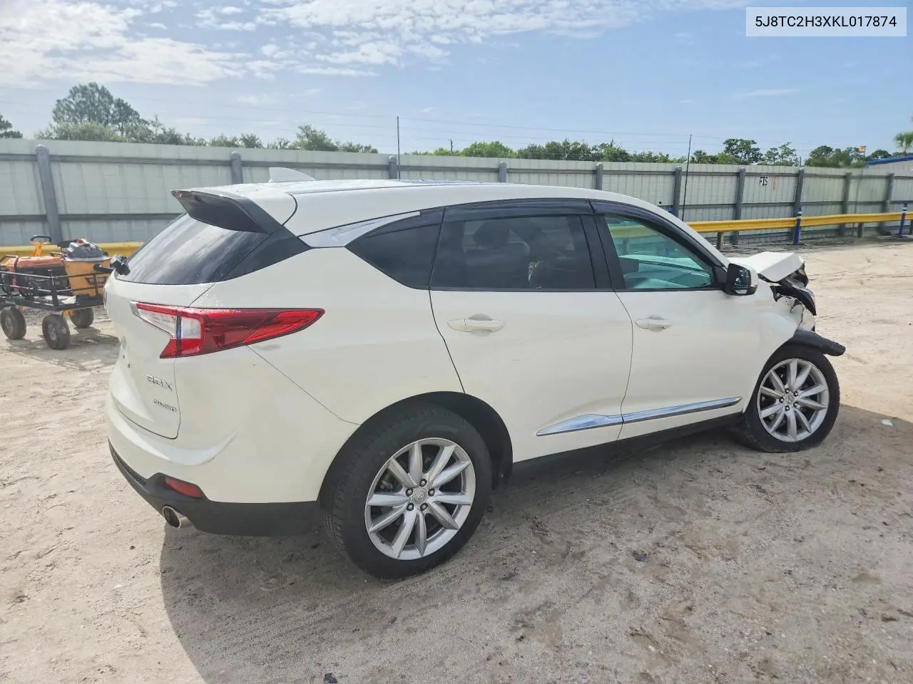 2019 Acura Rdx VIN: 5J8TC2H3XKL017874 Lot: 60159696