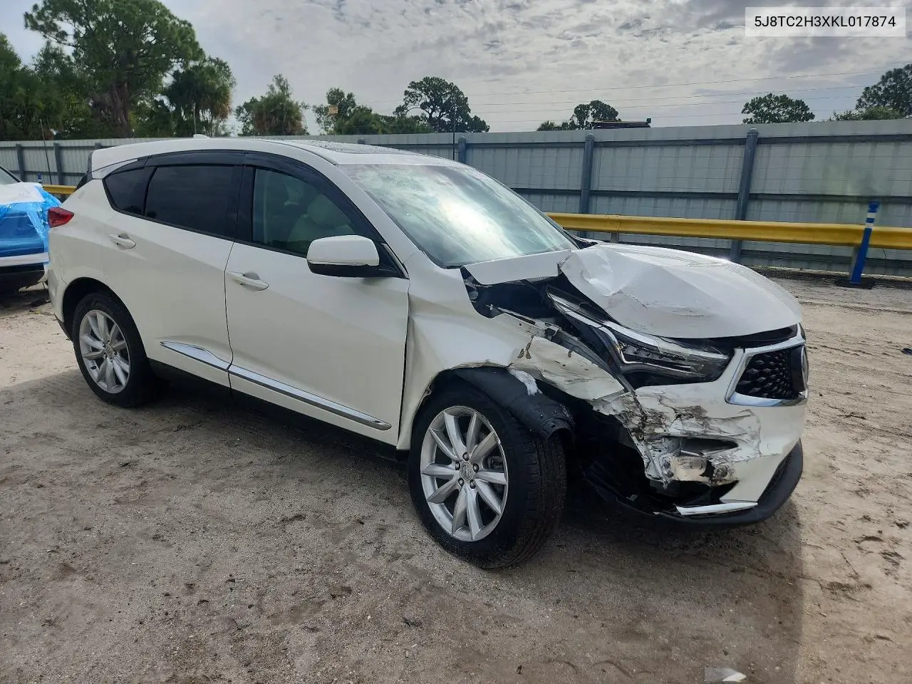 2019 Acura Rdx VIN: 5J8TC2H3XKL017874 Lot: 60159696
