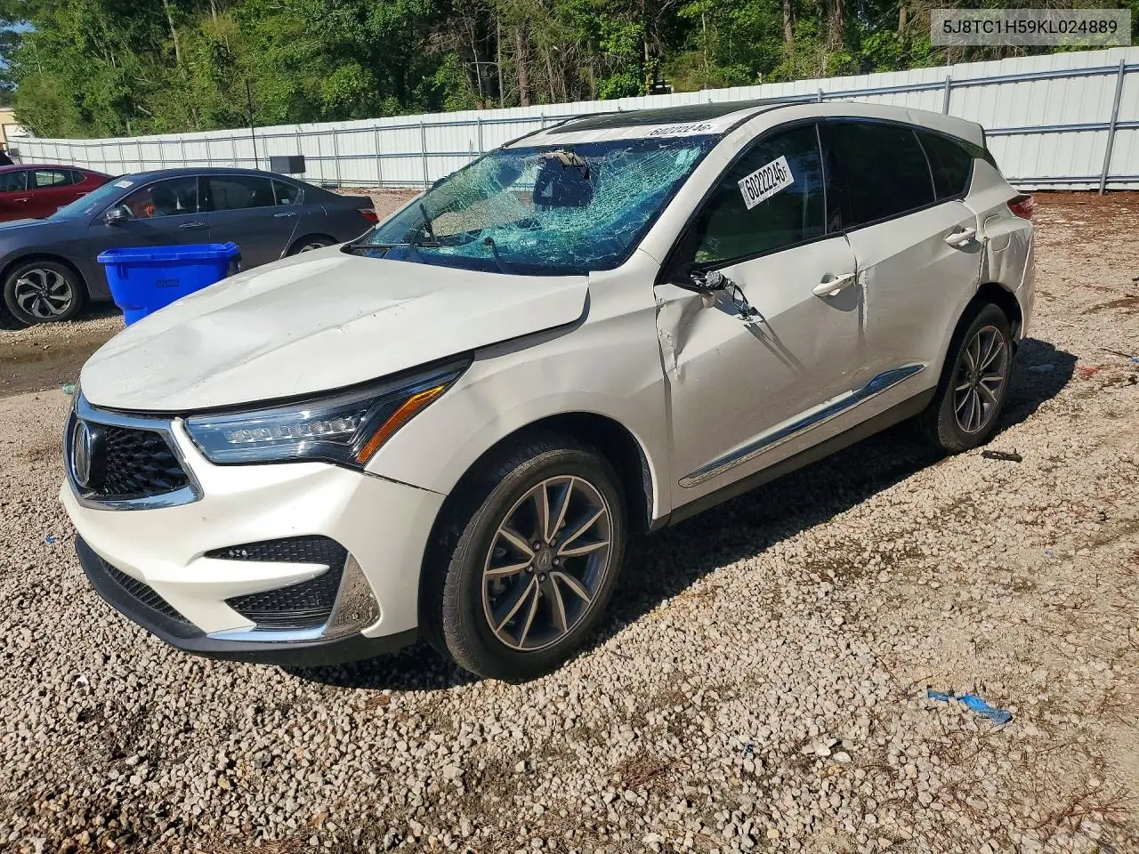 2019 Acura Rdx Technology VIN: 5J8TC1H59KL024889 Lot: 60222246