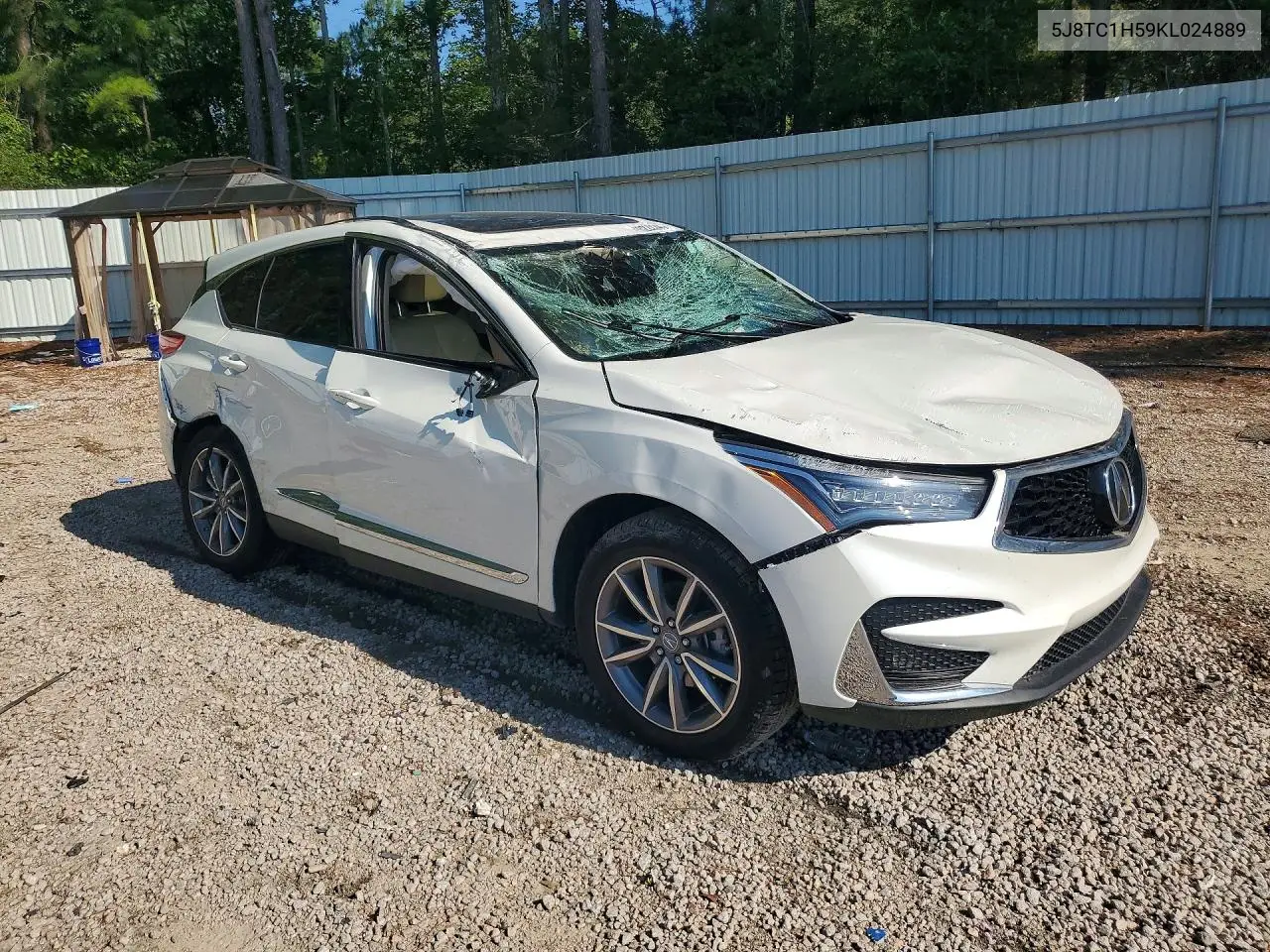 2019 Acura Rdx Technology VIN: 5J8TC1H59KL024889 Lot: 60222246