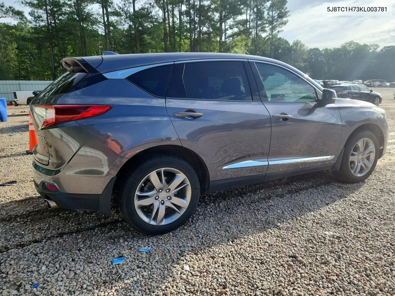 2019 Acura Rdx Advance VIN: 5J8TC1H73KL003781 Lot: 60528536