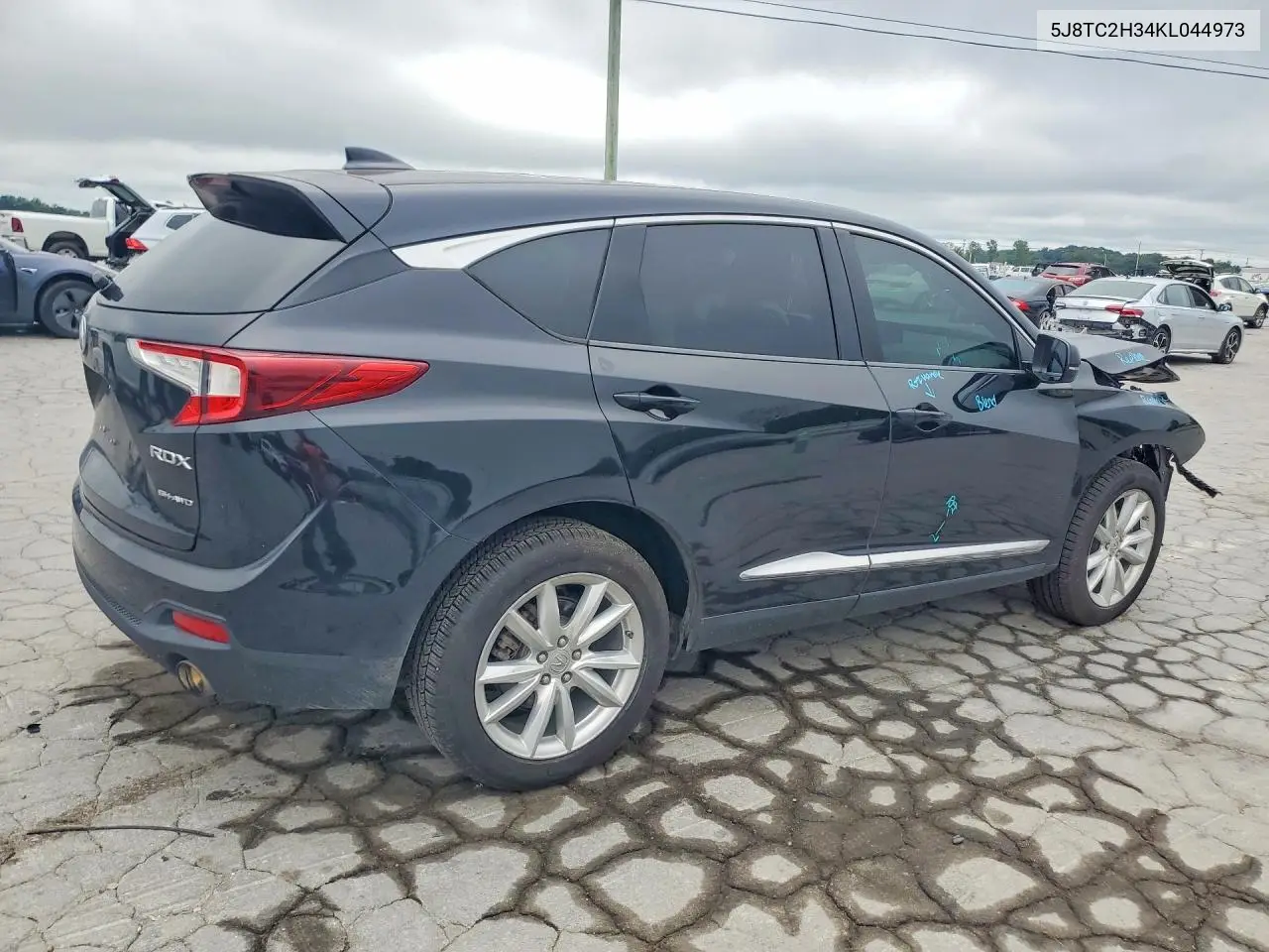 2019 Acura Rdx VIN: 5J8TC2H34KL044973 Lot: 60613926