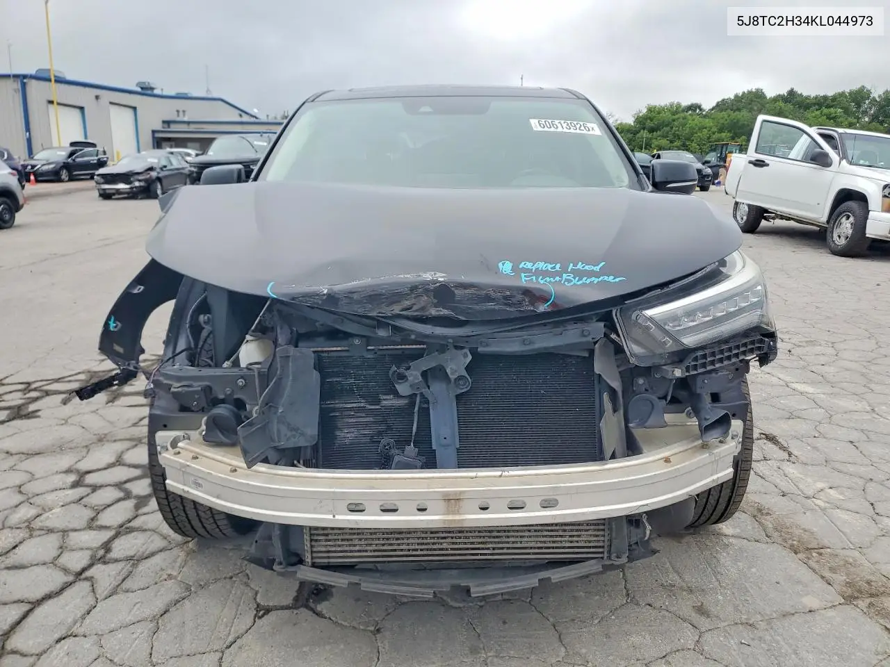 2019 Acura Rdx VIN: 5J8TC2H34KL044973 Lot: 60613926