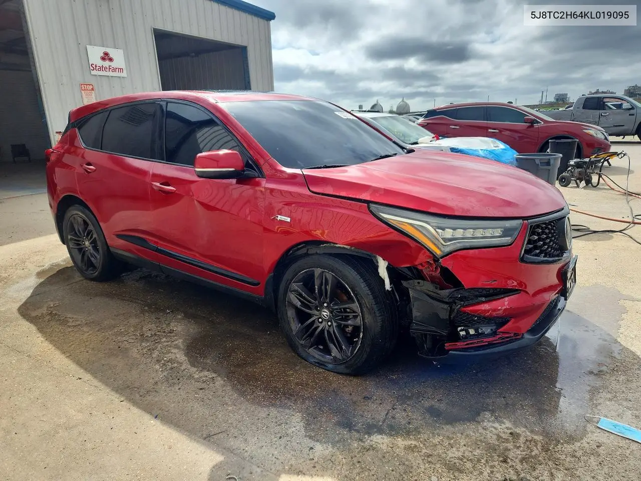 2019 Acura Rdx A-Spec VIN: 5J8TC2H64KL019095 Lot: 62070136