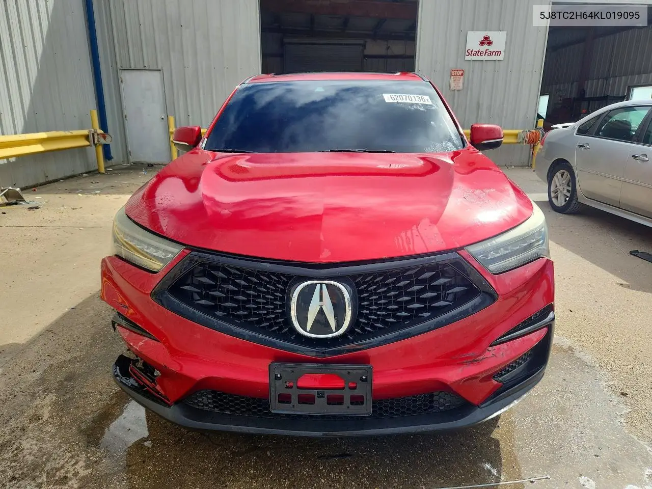 2019 Acura Rdx A-Spec VIN: 5J8TC2H64KL019095 Lot: 62070136