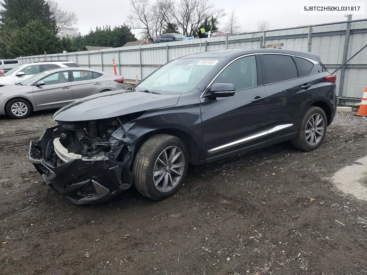 5J8TC2H50KL031817 2019 Acura Rdx Technology