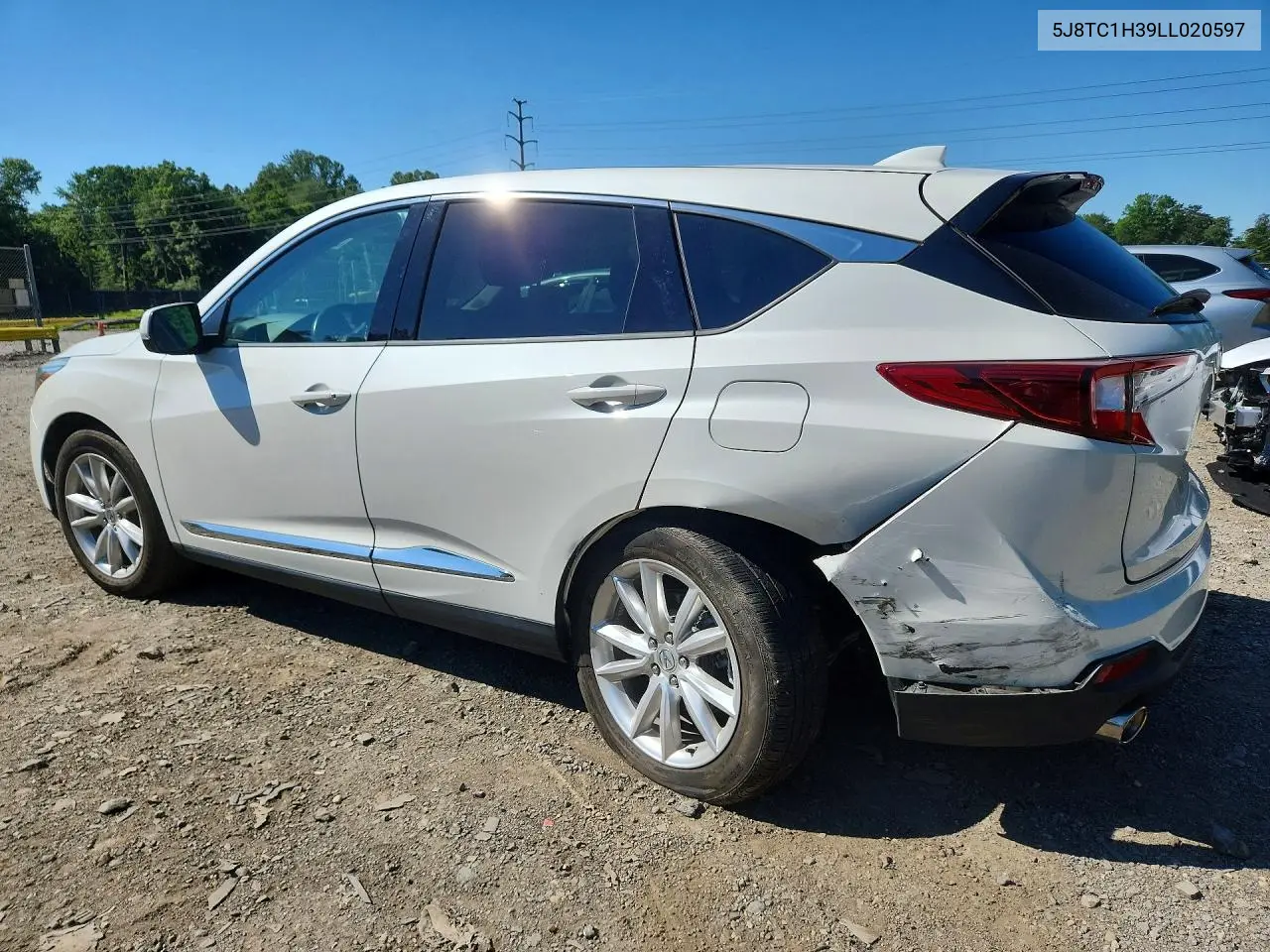2020 Acura Rdx VIN: 5J8TC1H39LL020597 Lot: 57168136