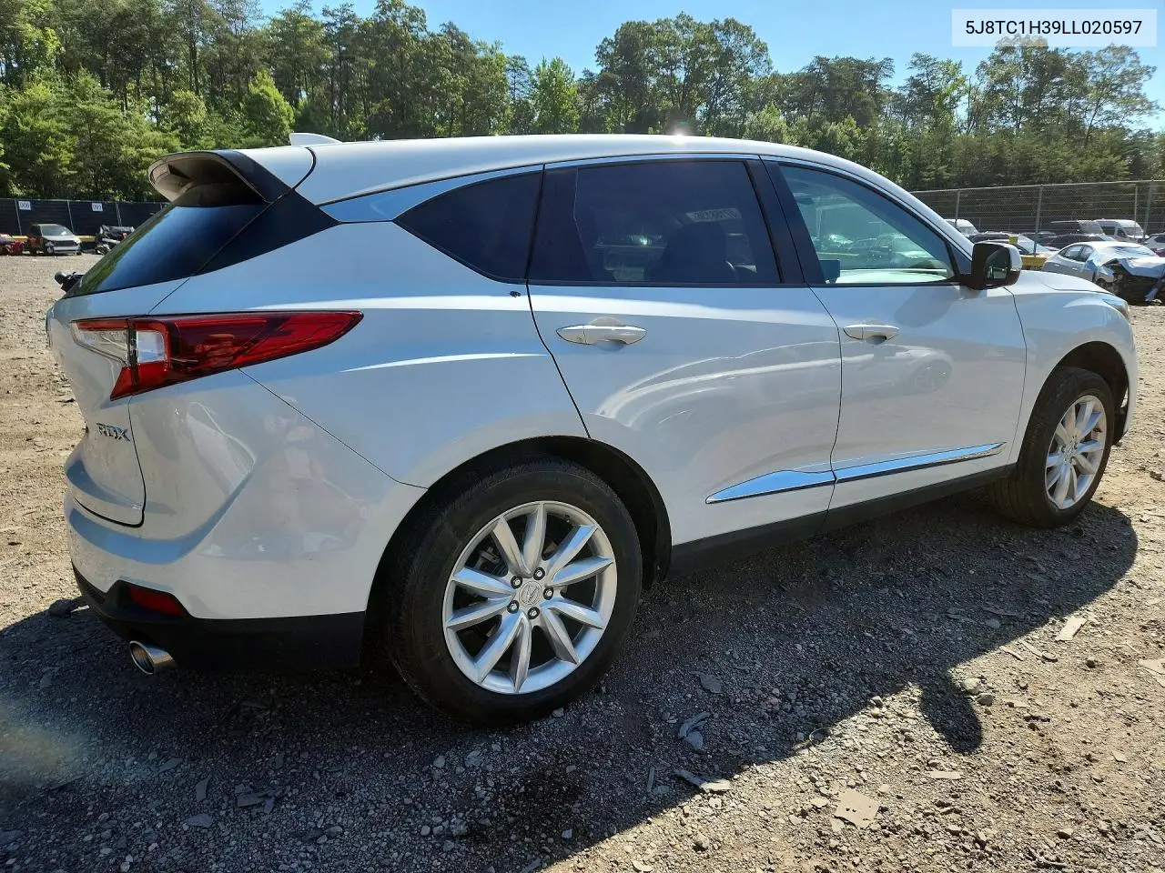 2020 Acura Rdx VIN: 5J8TC1H39LL020597 Lot: 57168136