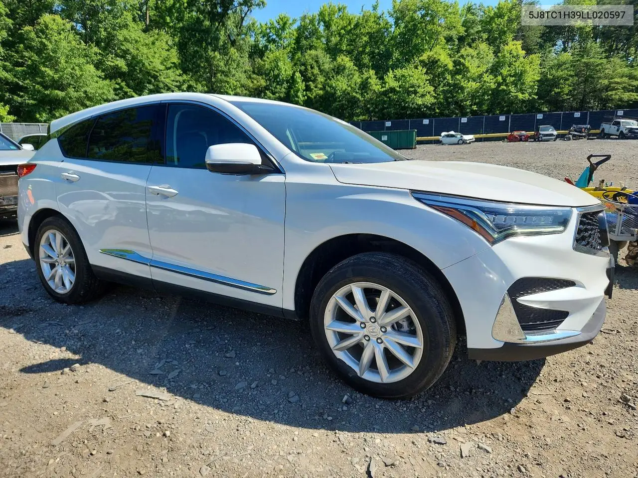2020 Acura Rdx VIN: 5J8TC1H39LL020597 Lot: 57168136