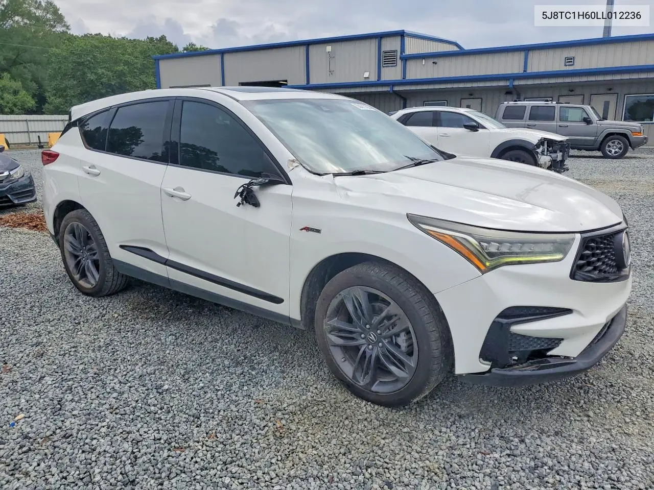 2020 Acura Rdx A-Spec VIN: 5J8TC1H60LL012236 Lot: 60471196