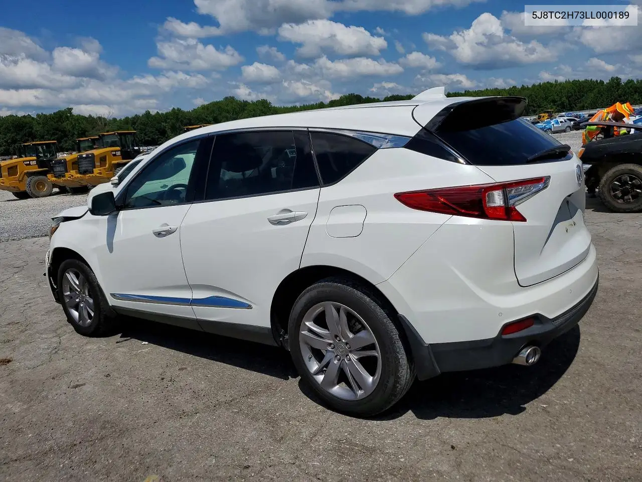 2020 Acura Rdx Advance VIN: 5J8TC2H73LL000189 Lot: 60548296