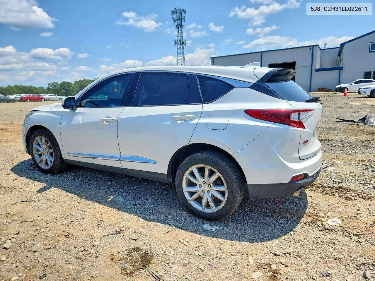 2020 Acura Rdx VIN: 5J8TC2H31LL022611 Lot: 60642956