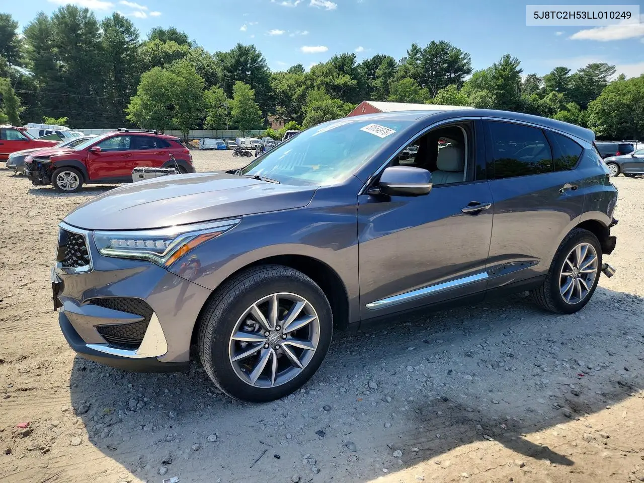 2020 Acura Rdx Technology VIN: 5J8TC2H53LL010249 Lot: 60654976