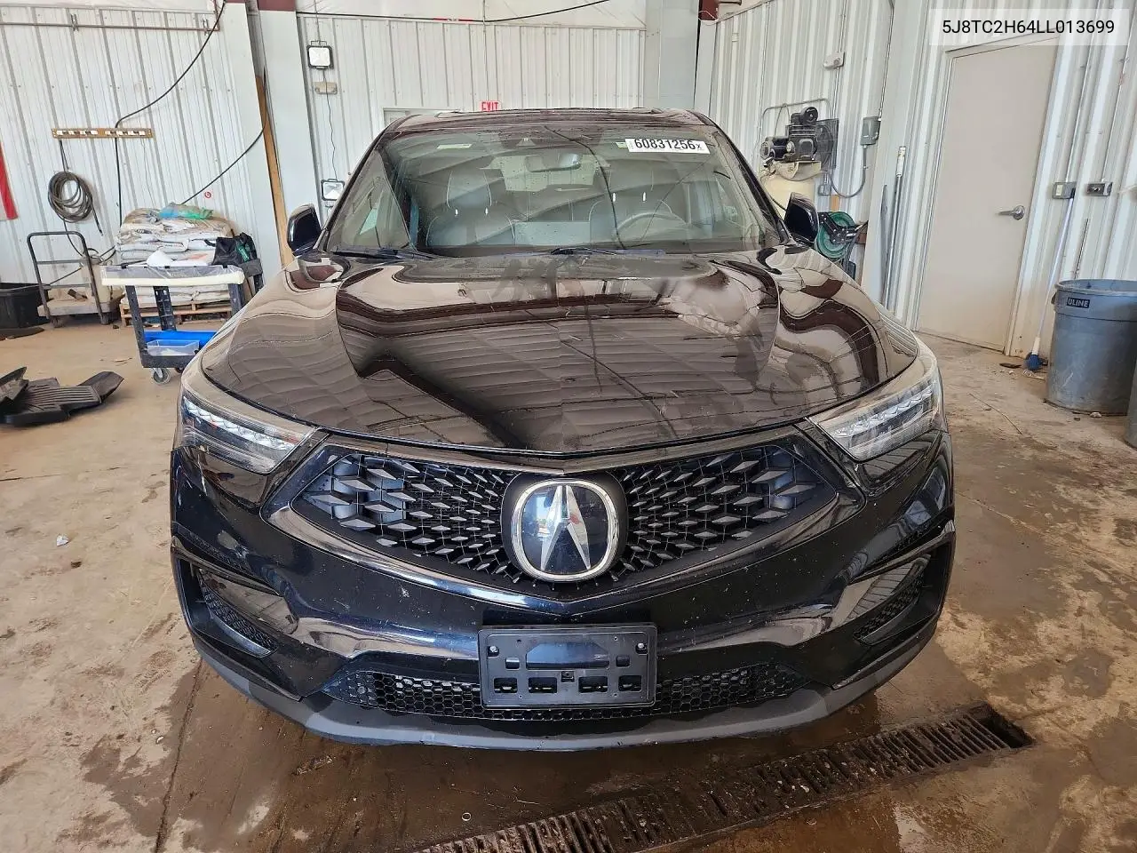 2020 Acura Rdx A-Spec VIN: 5J8TC2H64LL013699 Lot: 60831256