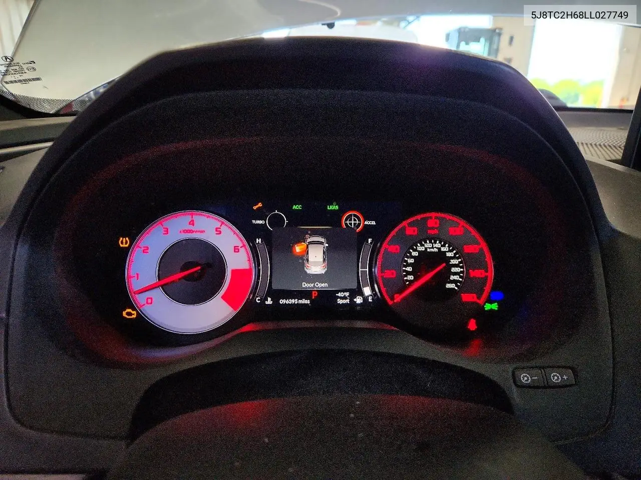 2020 Acura Rdx A-Spec VIN: 5J8TC2H68LL027749 Lot: 60842006