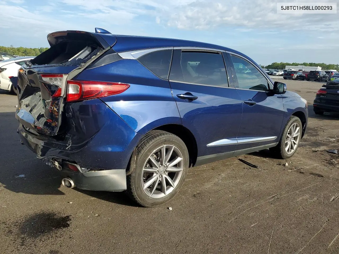 2020 Acura Rdx Technology VIN: 5J8TC1H58LL000293 Lot: 61051966