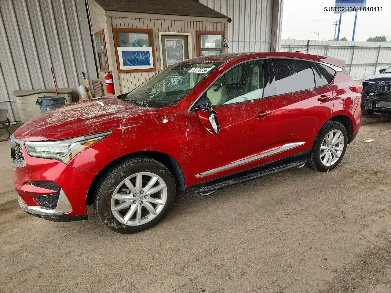 2020 Acura Rdx VIN: 5J8TC2H36LL040411 Lot: 61170736