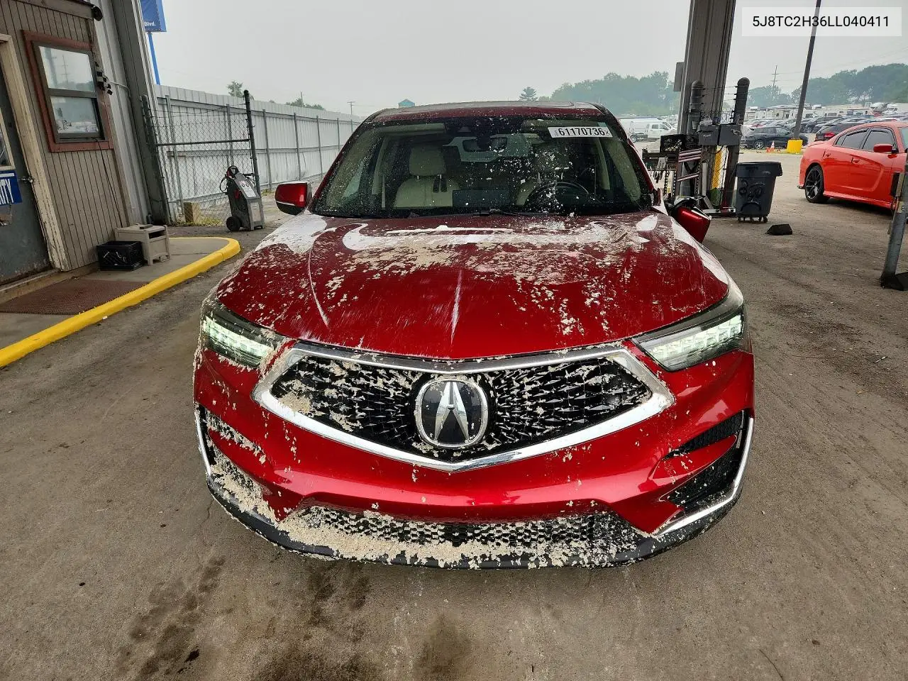 2020 Acura Rdx VIN: 5J8TC2H36LL040411 Lot: 61170736