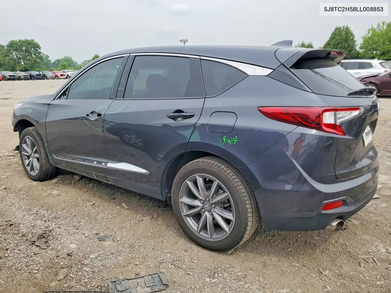 2020 Acura Rdx Technology VIN: 5J8TC2H58LL008853 Lot: 61194676