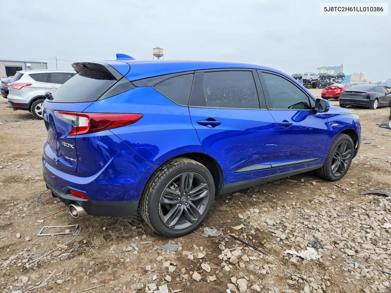 2020 Acura Rdx A-Spec VIN: 5J8TC2H61LL010386 Lot: 61337576