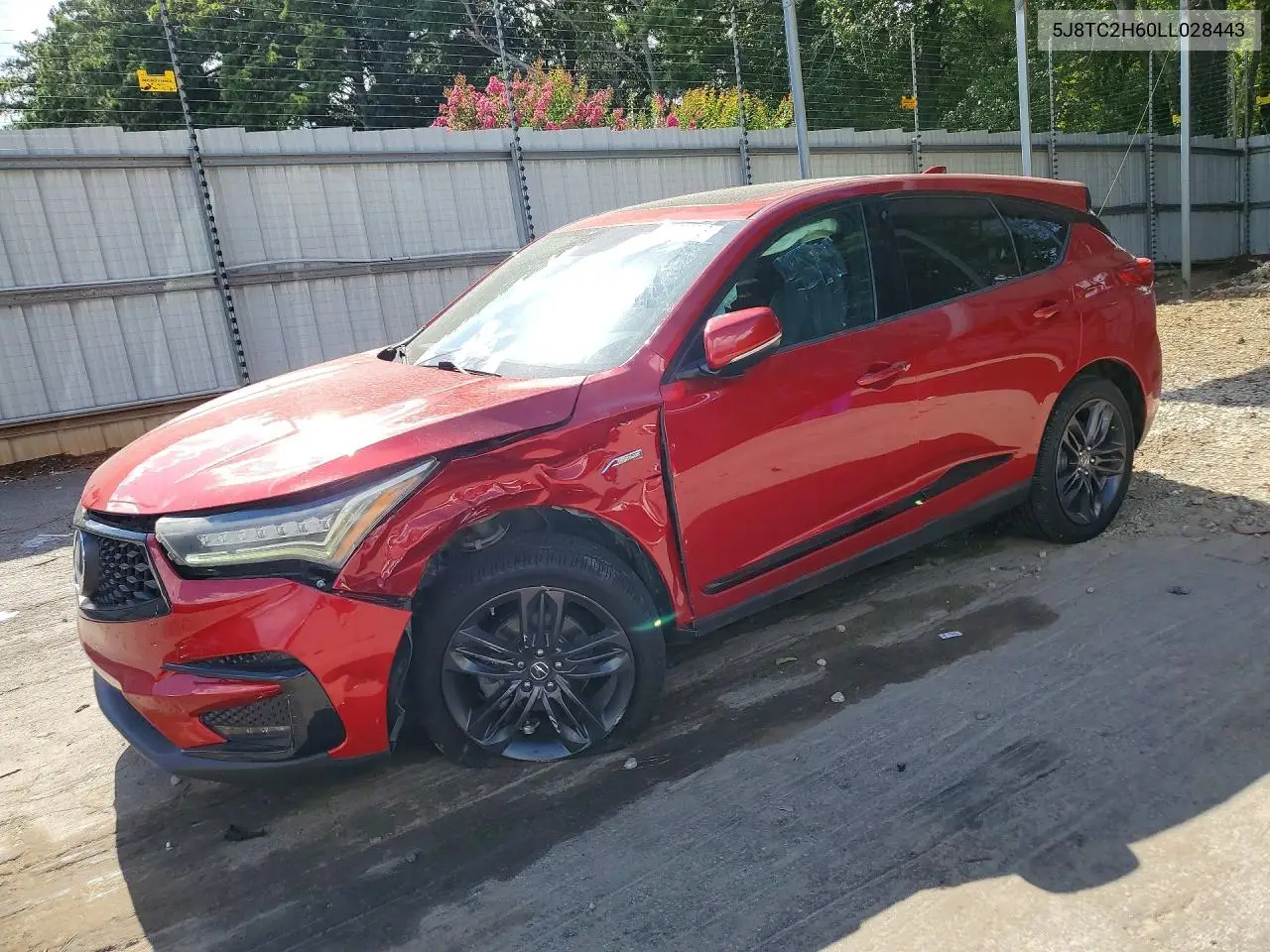 2020 Acura Rdx A-Spec VIN: 5J8TC2H60LL028443 Lot: 61869746