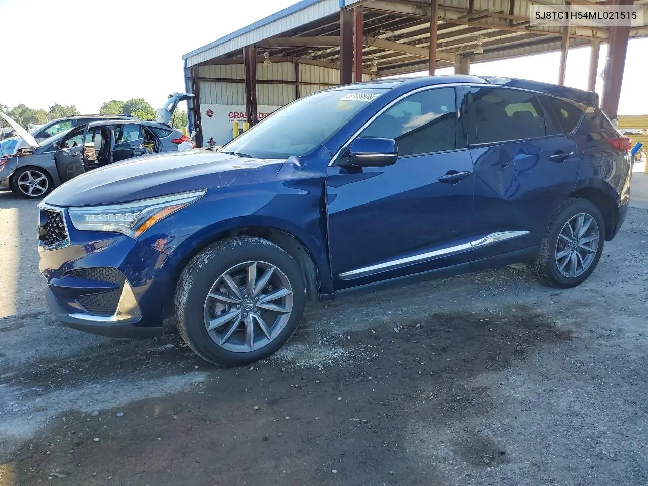 2021 Acura Rdx Technology VIN: 5J8TC1H54ML021515 Lot: 57120616